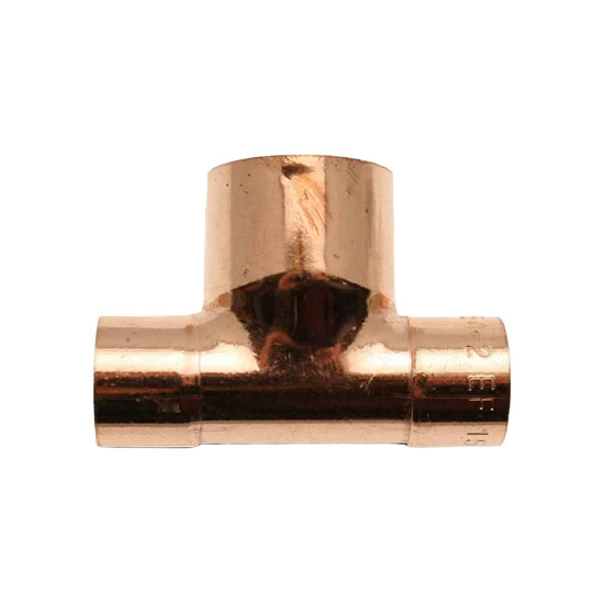 Endfeed Reducing Tee Both Ends - 15 x 22mm