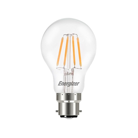 Energizer B22 BC 2700K Warm White GLS LED Filament Lamp