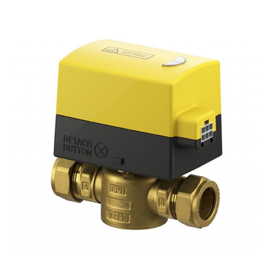 EPH Controls V222P 2-Port 22mm Compression Motorised Valve