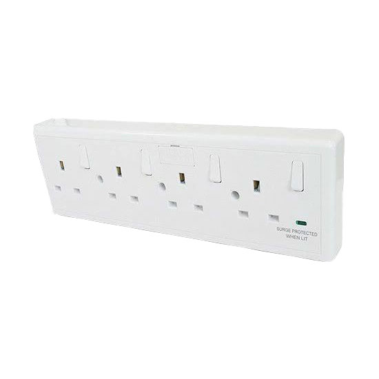 Eterna 240V CONV4 4 Gang Converta Socket