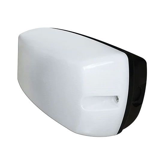 Eterna KRECBOPL Black 10W LED Bulkhead with Opal Diffuser
