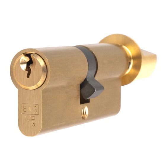 Eurospec CYA71370PB 70mm Euro Cylinder With Turn 35/35 - Polished Brass