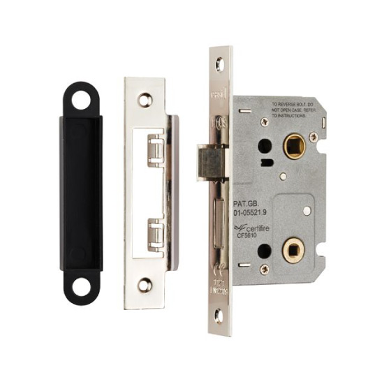 Eurospec Nickel Plated Easi T Bathroom Lock