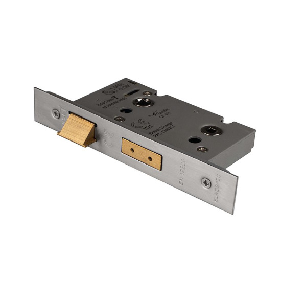 Eurospec Satin Stainless Steel Easi T Bathroom Lock with 5mm Follower