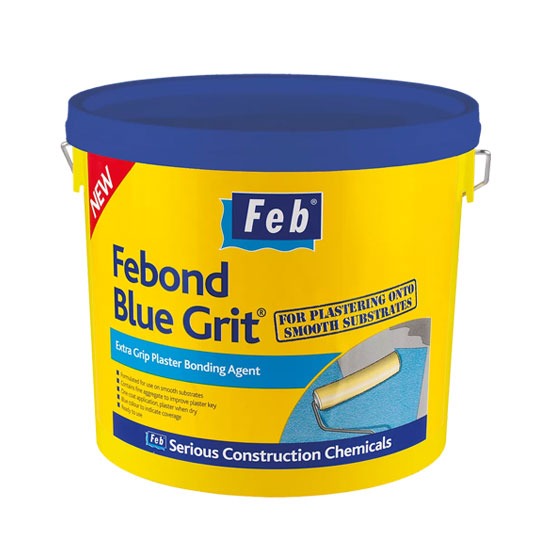 Sika Febond Blue Grit Extra Grip Plaster Bonding Agent