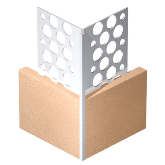 Expamet PAB015 uPVC Angle Bead - 3000 x 13-15mm