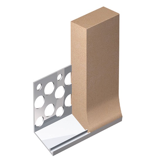 Expamet PBC010 uPVC Render Stop Bellcast Bead - 3000mm 