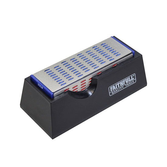 Faithfull 4 Sided Diamond Sharpening Stone