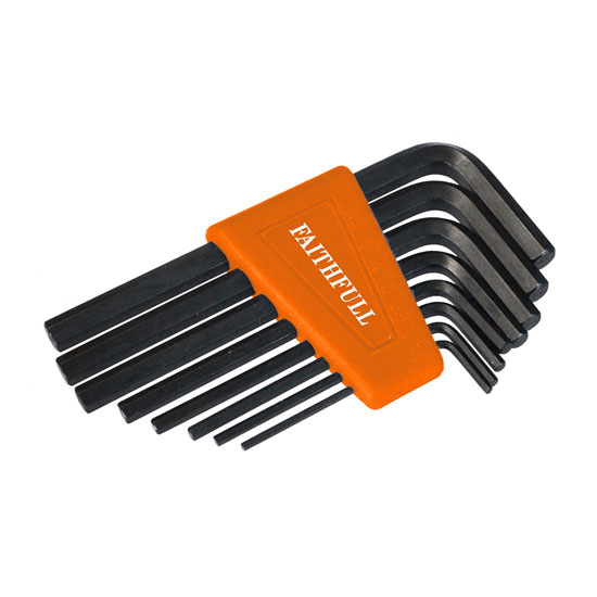 Faithfull FAIHKS8M 8 Piece Hex Key Set - Metric