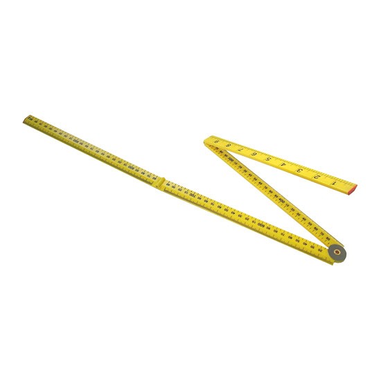 Faithfull FAIRULEFOLD Plastic Folding Rule - 1 Metre
