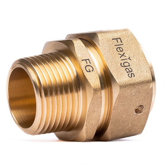 Flexigas DN x BSPT Male Adaptor
