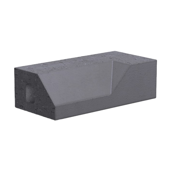 Forterra PL4.2 65mm Plinth Internal Return 90° RH - Smooth Blue