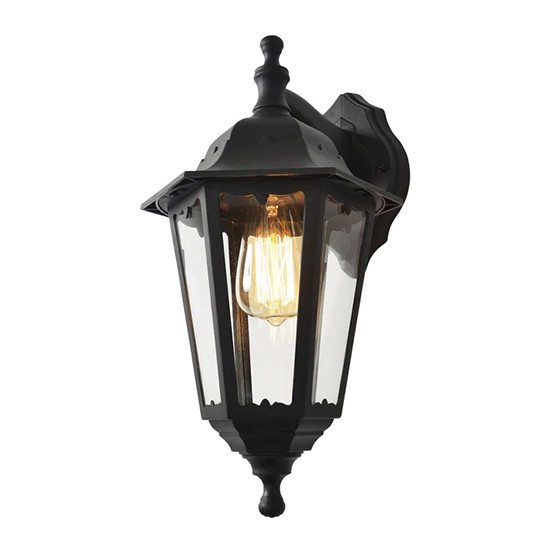 Forum CZ-25145-BLK Bianca Up or Down Black Wall Lantern