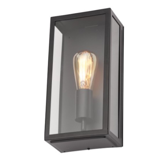 Forum ZN-20944-BLK Satin Black Minerva Box Lantern