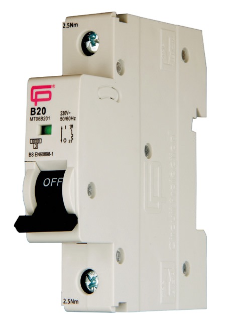 Fusebox B Curve MCB 6kA 1P