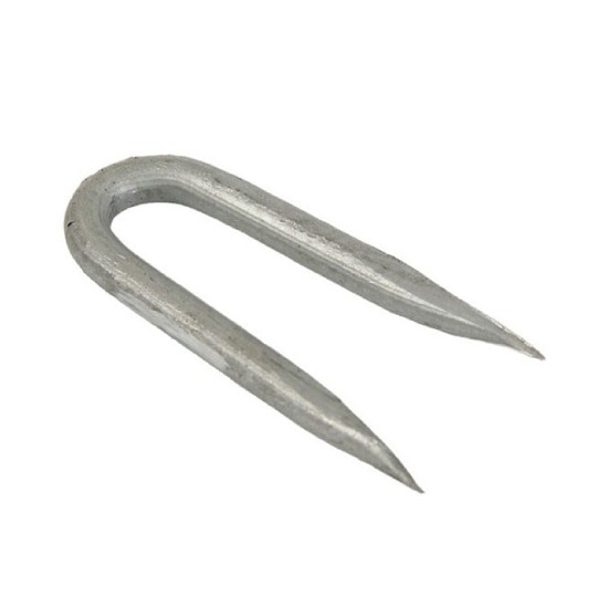 Galvanised Press Point Staples - 1kg Box