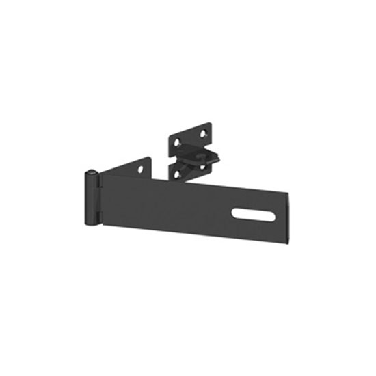 Gatemate Epoxy Black Hasp & Staple 6" 533 150 3