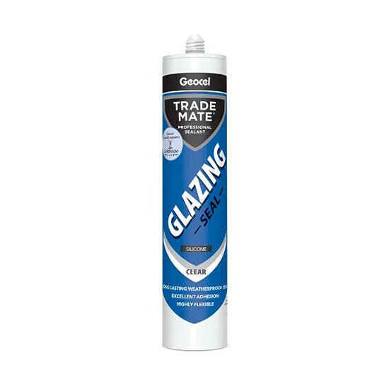 Geocel Trade Mate Glazing Seal Silicone Sealant Clear