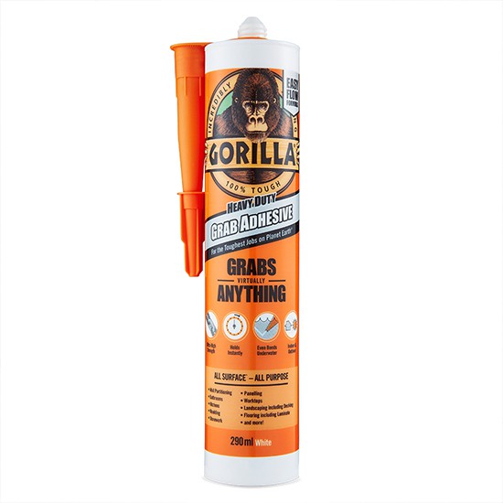 Gorilla Heavy Duty Grab Adhesive 290ml Tube