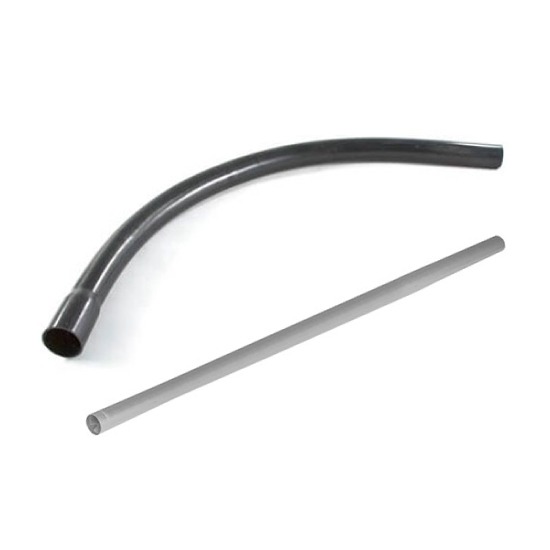 GRP Hocky Stick Riser Sleeve for Gas MDPE inc. 2 Metre PVC Bend