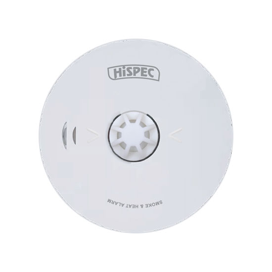 Hispec HSA/PH/10 10-Year Battery Operated Combi Smoke & Heat Detector