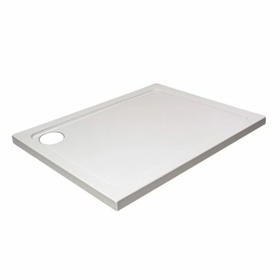 Hydro45 White Stone Shower Tray