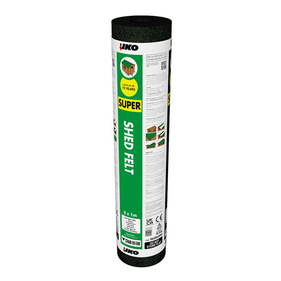 IKO Green Super Shed Felt Green - 8 x 1 Metre