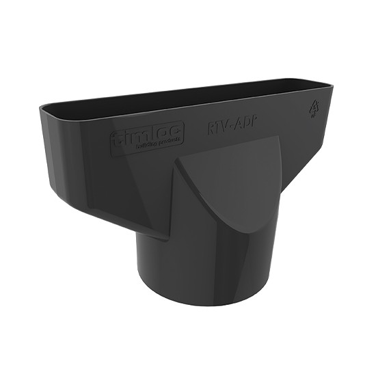 Inventive RTV-ADP Plain Roof Tile Vent Adapter for Marley Plain
