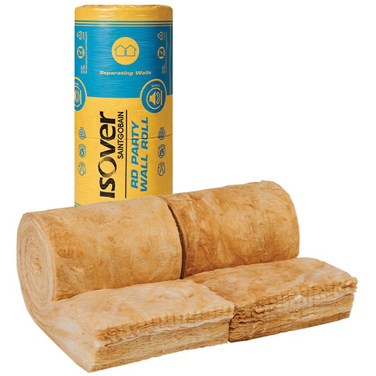 Isover RD Party Wall Acoustic Insulation Roll For Masonry Cavity - 2 x 455mm