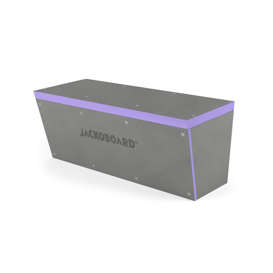 Jackoboard 5006010 Steam and Wetroom Bench - Square Front