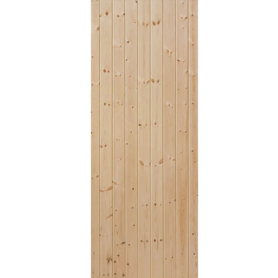 JB Kind Redwood Paint Grade Ledged & Braced External Gate Front