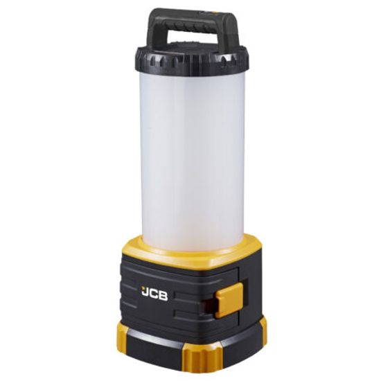 JCB Konnect 360° Cordless Work Light with Hybrid Power Source