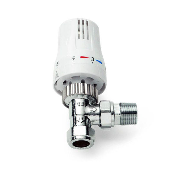 Kartell K-Therm Angled TRV - 1/2" Male BSP x 15mm Compression
