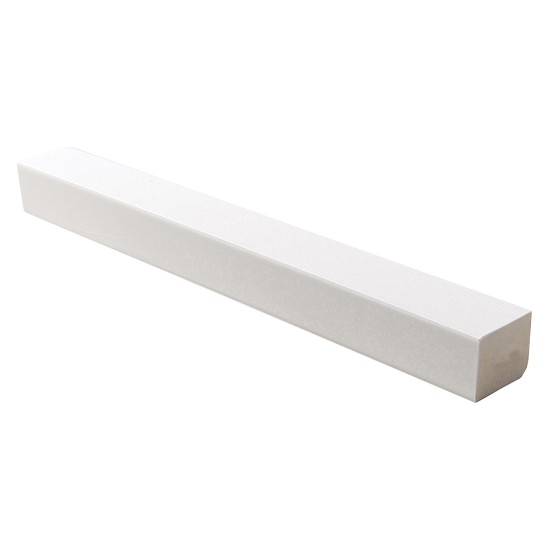 Kestrel 688/BW White Rectangle - 5000 x 30 x 25mm - Pack of 10