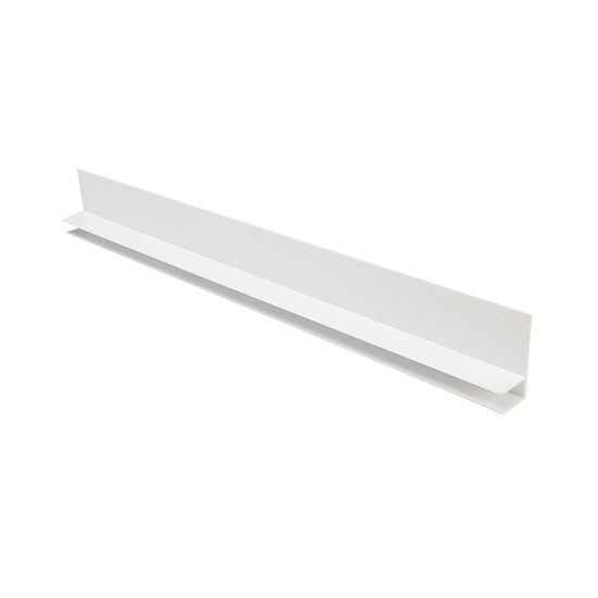 Kestrel 692/BW White Soffit Channel - 5000 x 9mm