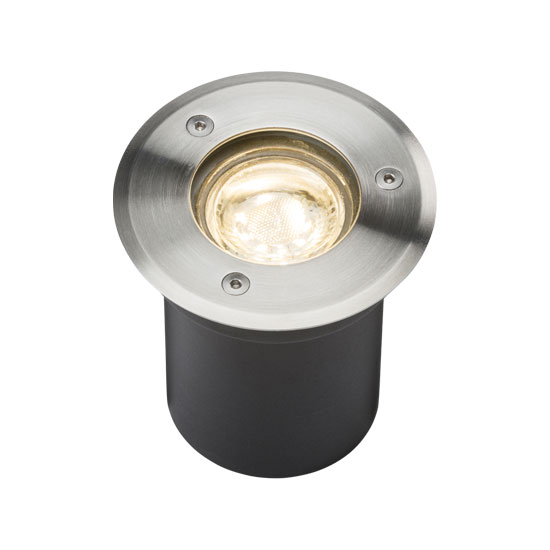 Knightsbridge LEDGL3W 230V IP65 3000K LED Stainless Steel Recessed Ground Light
