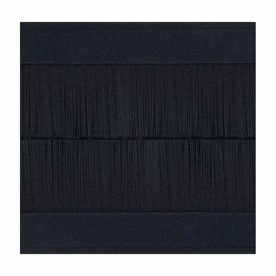 LGA Selectric BR1-2 Gang Black Brush Euromodule
