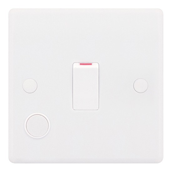 LGA Selectric SSL515F Smooth 20A DP Switch c/w Flex Outlet