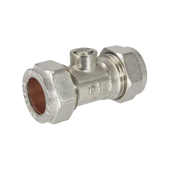 Light Pattern Chrome Isolation Valve