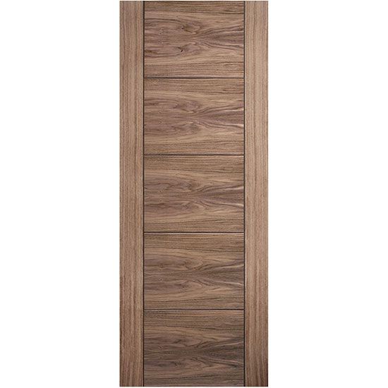 LPD Vancouver 5 Panel Walnut Laminate Finish Semi Solid Internal Door