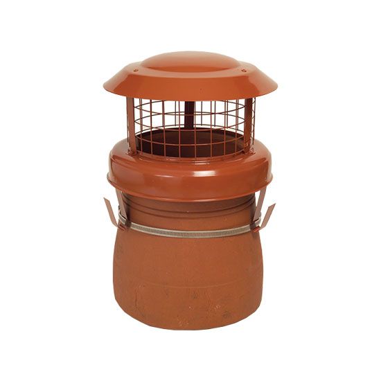 Mad Cowl Junior Solid Fuel Birdguard + Strap Terracotta