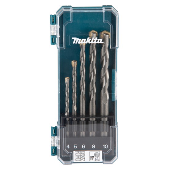 Makita D-72877 TCT Masonry Bit Set 5pc