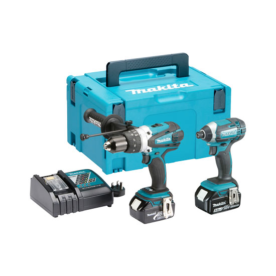 Makita DLX2145TJ Set DHP458 + DTD152 + 2 5AH Batteries