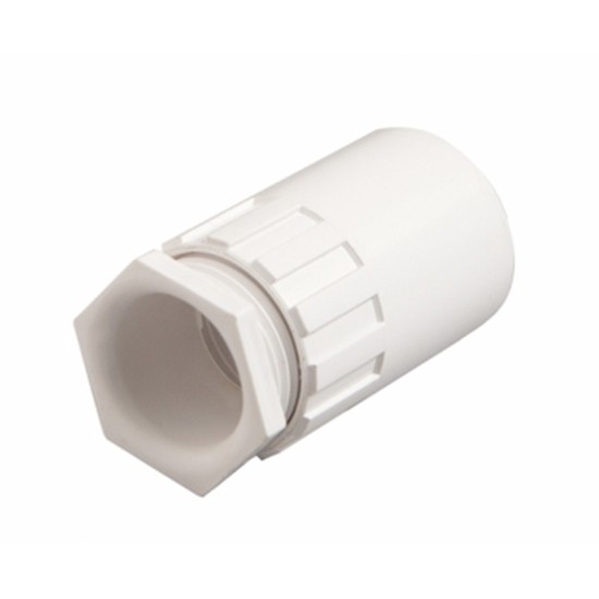 Mita PFA White PVC Female Adaptor