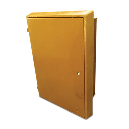 Mitras IS0026 Brown Recessed Electric Meter Box with Unvented Door