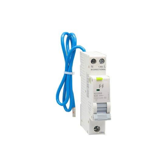 Navitas N220CR 20A C Curve 30mA Type A Bi-Directional Mini RCBO