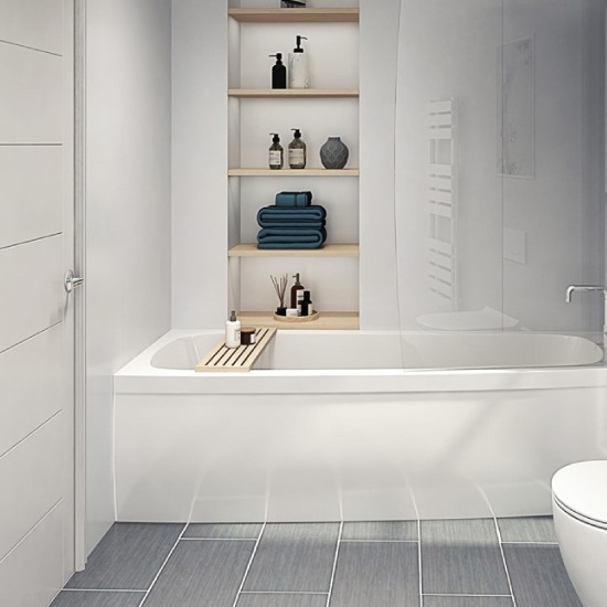 Nu-Style Origins Square Edge Shower Panel - 2400 x 1200mm