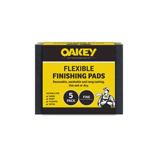 Oakey Fine Finishing Pads Pack of 5