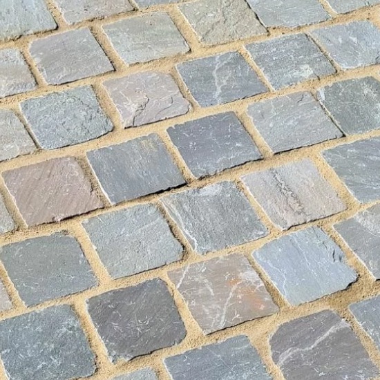 Pavestone Sandstone Setts - 100 x 100 x 20-30mm