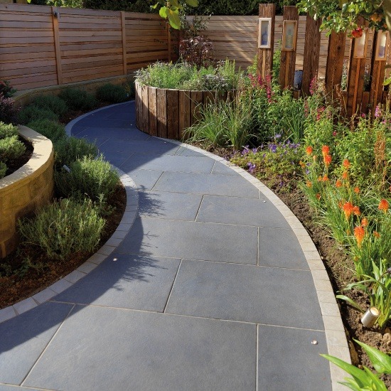Pavestone Tumbled Porcelain Setts - 250 x 100 x 20mm